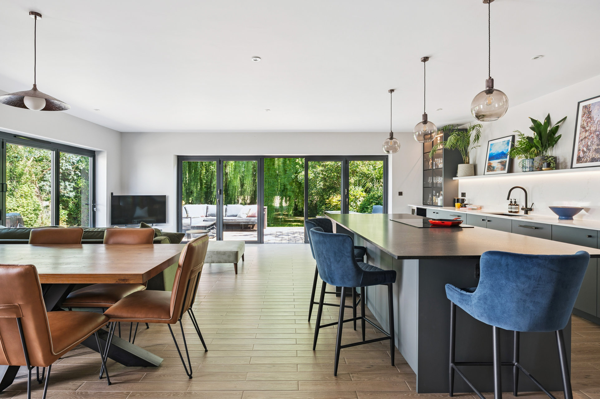 Open Plan Kitchen Dining Layout Design